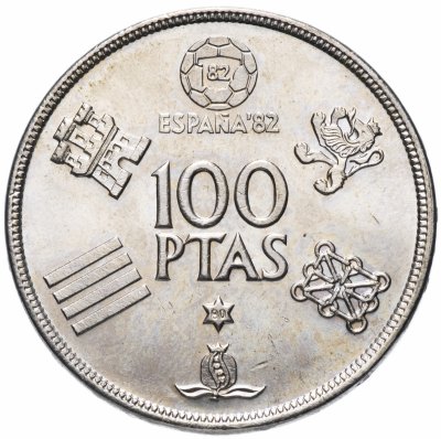 Купить Испания 100 песет 1980 "Чемпионат мира по футболу 1982"