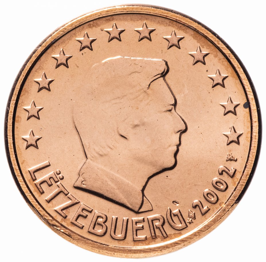 купить Люксембург 1 евро цент 2002