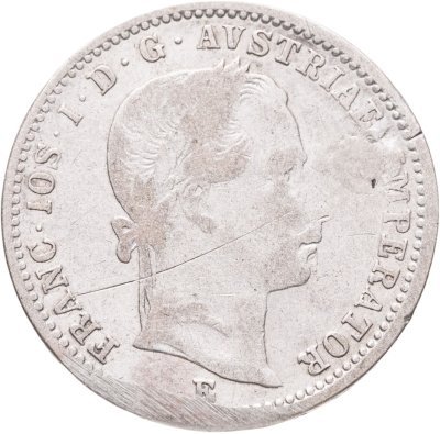 купить Австрия 1/4 флорина (florin) 1859 знак монетного двора "E" - Карлсбург