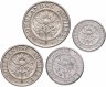 Купить Нидерландские Антильские острова набор из 4х монет 1998