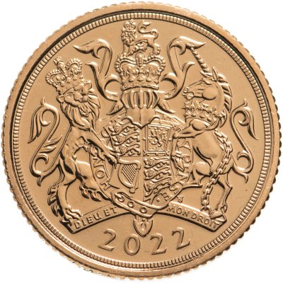 купить Великобритания 1/2 соверена (фунта) 2022 Королева Елизавета II