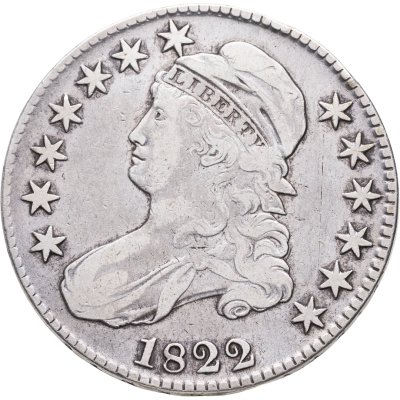 купить США 50 центов (cents) 1822 Capped Bust Half Dollar