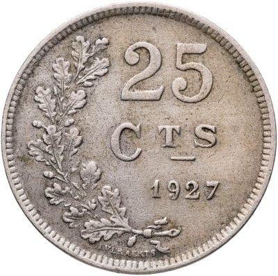 купить Люксембург 25 сантимов (centimes) 1927