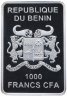 Купить Бенин 1000 франков Proof 2015 «Викинги» в футляре с сертификатом