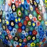 Купить Ваза с цветочным узором, стекло, гутная техника, техника миллефиори, Италия, 1970-1990 гг.