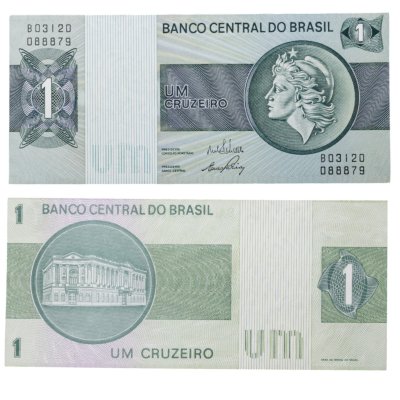 купить Бразилия 1 крузейро 1972 год Pick 191Aa