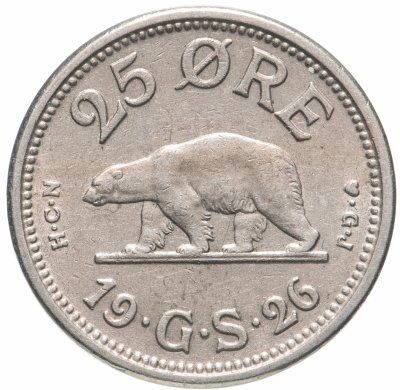 купить Гренландия 25 эре 1926