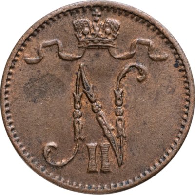 купить 1 пенни (penni) 1914 Российская Финляндия
