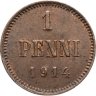 Купить 1 пенни (penni) 1914 Российская Финляндия