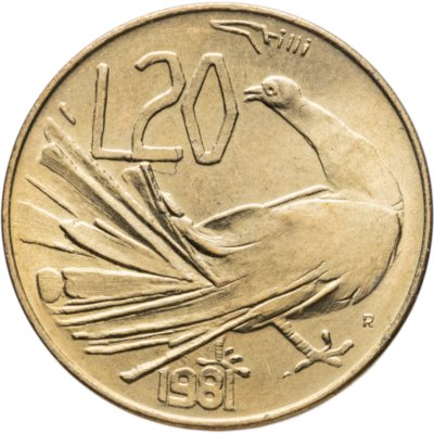 купить Сан-Марино 20 лир (lire) 1981 "Мир"