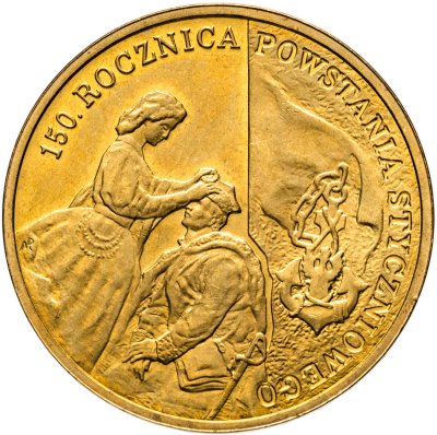купить Польша 2 злотых (zlote) 2013 "150 лет Январскому восстанию"