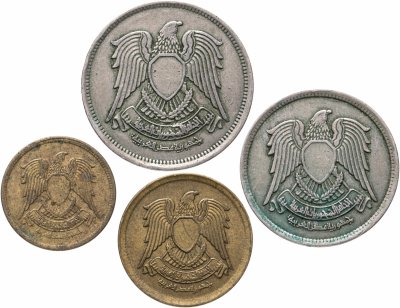купить Египет набор монет 1972-1973 "Арабская Республика Египет" (4 монеты)