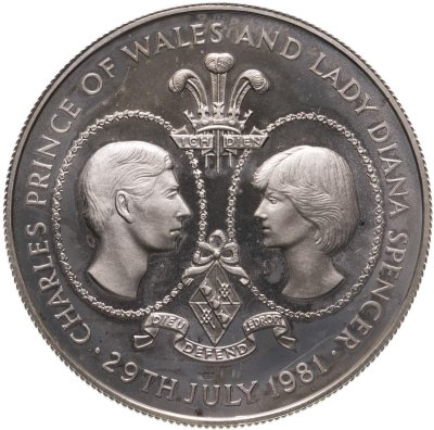 купить Тристан-да-Кунья 25 пенсов (pence) 1981 свадьба принца Чарльза и леди Дианы