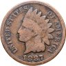 Купить США 1 цент (cent) 1887 Indian Head Cent