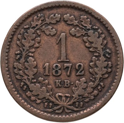 купить Венгрия 1 крейцер (krajczar) 1872