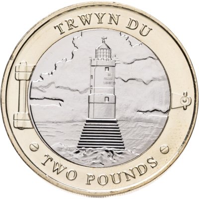 купить Джерси 2 фунта 2022 "250 лет со дня рождения Роберта Стивенсона. Маяк Трвин-Дю"