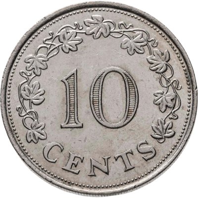 купить Мальта 10 центов 1972