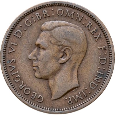 купить Великобритания 1/2 пенни (penny) 1937