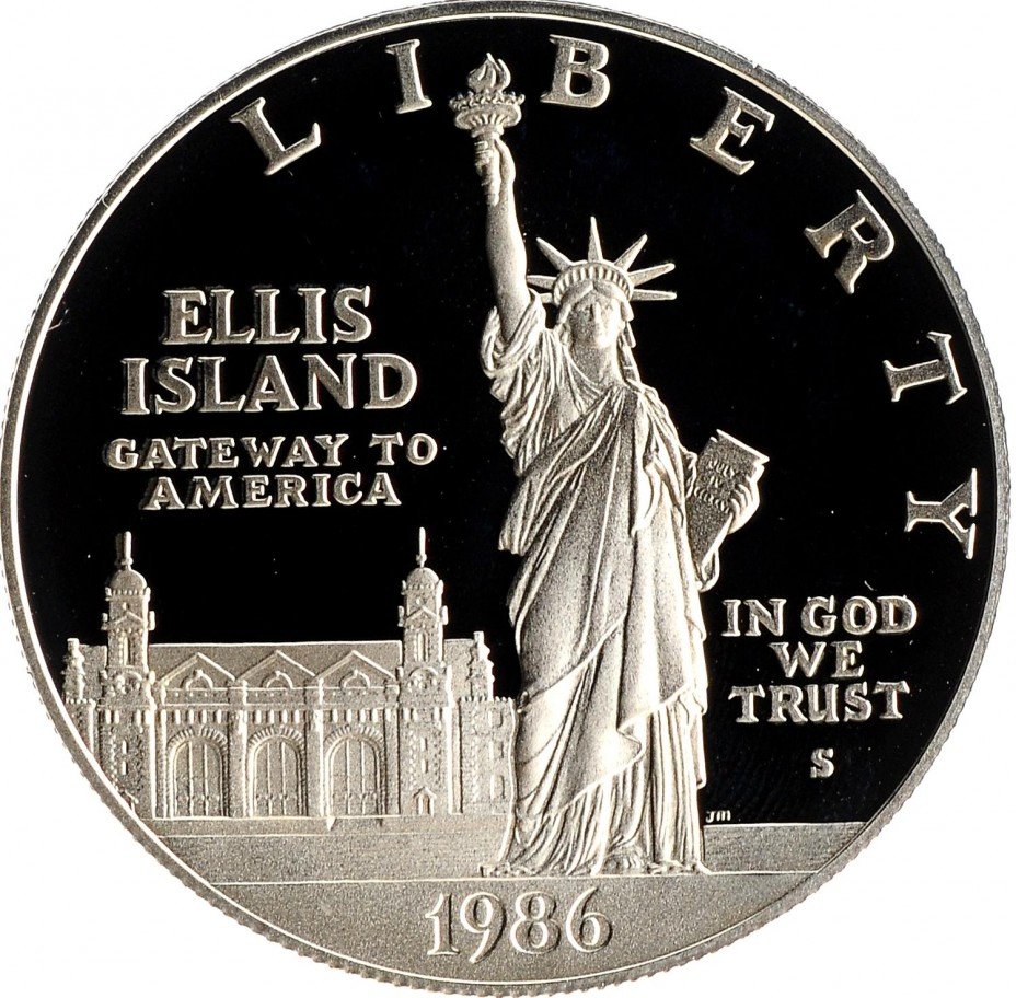 купить США 1 доллар 1986 "100 лет Статуе Свободы" Proof