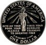 Купить США 1 доллар 1986 "100 лет Статуе Свободы" Proof