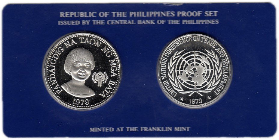 купить Филиппины набор юбилейных монет 1979 Proof (2 монеты)