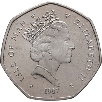 купить Остров Мэн 50 пенсов (pence) 1997 Рождество