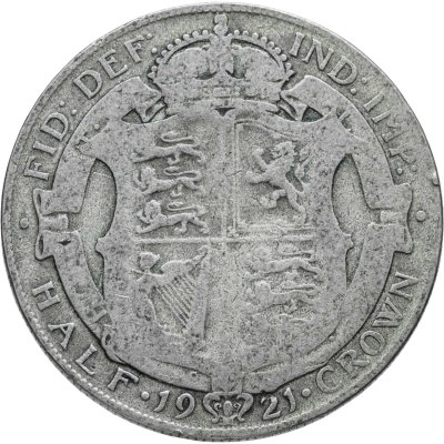 купить Великобритания 1/2 кроны (crown) 1921