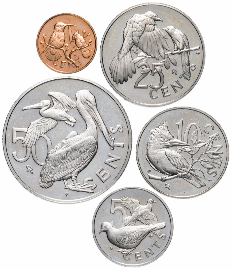 купить Виргинские острова набор из 5 монет 1974-1979