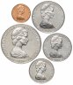 Купить Виргинские острова набор из 5 монет 1974-1979