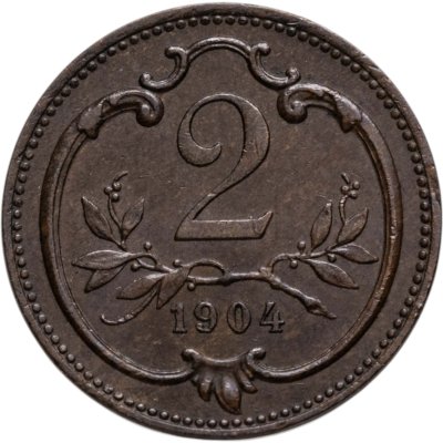 купить Австрия 2 геллера (heller) 1904