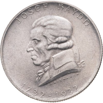 купить Австрия 2 шиллинга (shillings) 1932 "200 лет со дня рождения Йозефа Гайдна"