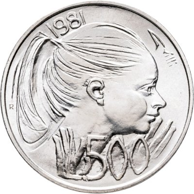 купить Сан-Марино 500 лир 1981 "Мир"