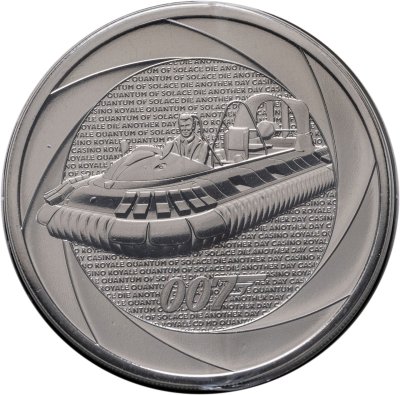 купить Великобритания 5 фунтов 2024 "Джеймс Бонд 007 V фильмы 2000-х", в буклете