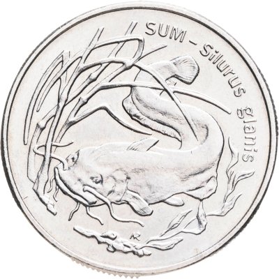 купить Польша 2 злотых 1995 "Всемирная природа - Сом"