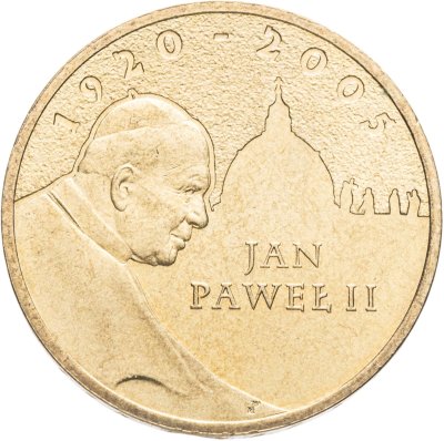 купить Польша 2 злотых (zlote) 2005 Папа римский Иоанн Павел II