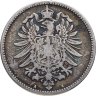 Купить Германия 1 марка 1876 знак монетного двора: "A"