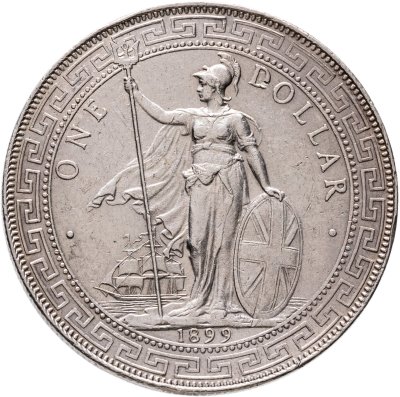 купить Великобритания (Китай) 1 торговый доллар 1899
