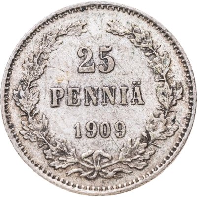 купить 25 пенни 1909 L монета для Финляндии