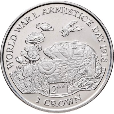 купить Остров Мэн 1 крона (crown) 1999 "80 лет Дню перемирия"