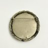 Купить Брошь овальной формы, металл, перламутр, серебрение, СССР, 1960-1980 гг.