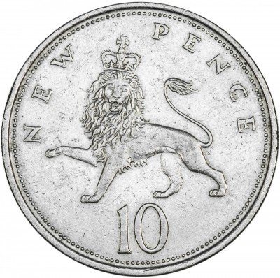 купить Великобритания 10 пенсов 1969