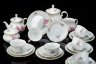 Купить Сервиз чайный с цветочным декором на 6 персон (22 предмета), фарфор, деколь, золочение, Thun (Тун), Чехословакия, 1960-1990 гг.