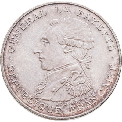 купить Франция 100 франков (francs) 1987 230 лет со дня рождения Жильбера Ла Файета