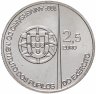 Купить Португалия 2,5 евро (euro) 2011 "100 лет Военному институту армейских курсантов"