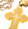 Купить Крест нательный с цепочкой, золото, 750, 585 пр., Россия, Турция, 2000-2015 гг.
