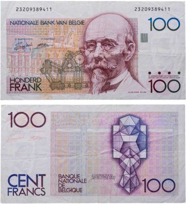 купить Бельгия 100 франков 1978 года