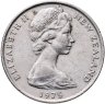 Купить Новая Зеландия 20 центов (cents) 1975
