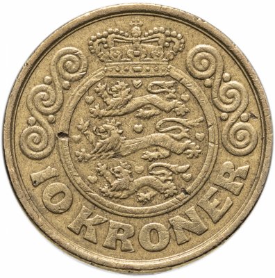 купить Дания 10 крон (kroner) 1989