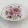 Купить Пепельница, декорированная цветами, Porcelaine de Bruxelles, фарфор, деколь, фарфор, деколь, Бельгия, 1960-1990 гг.