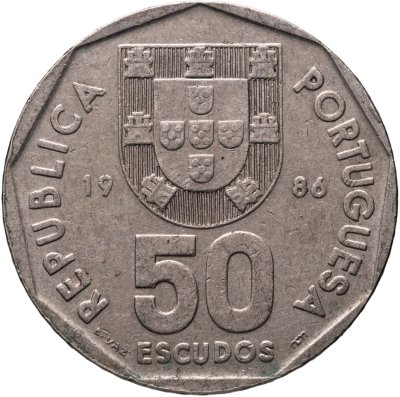 купить Португалия 50 эскудо (escudos) 1986